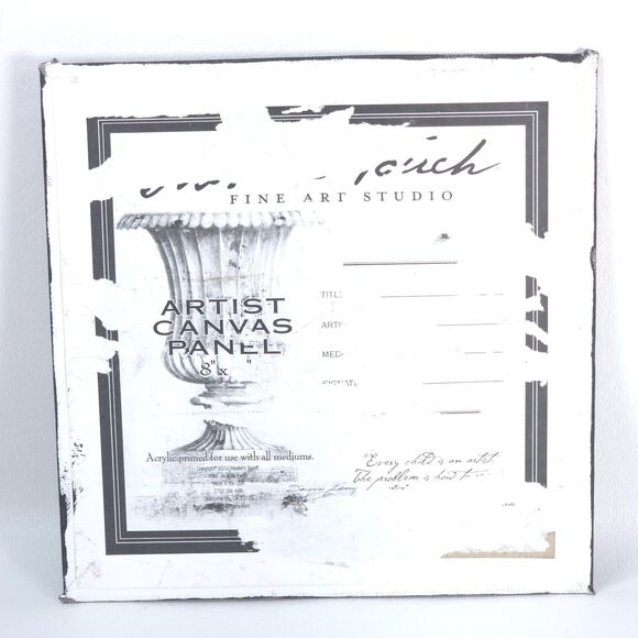 Oil on Canvas Hand Painted Neon Cherries 8" x 8" Abstract Simplicity 1st Release - Picture 6 of 7